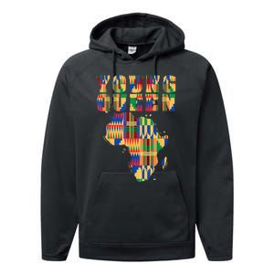 Cool Kente Cloth Art African Print African Queen Performance Fleece Hoodie