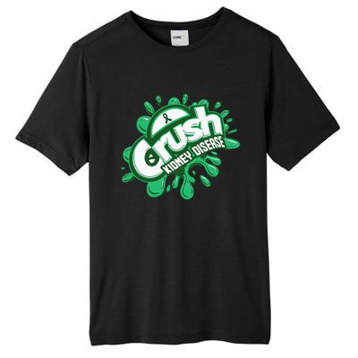 Crush Kidney Disease Grafiti Kidney Disease Awareness Tall Fusion ChromaSoft Performance T-Shirt