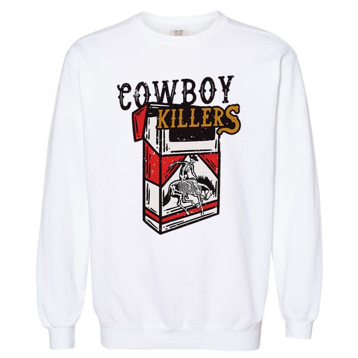 Cowboy Killers Design Garment-Dyed Sweatshirt