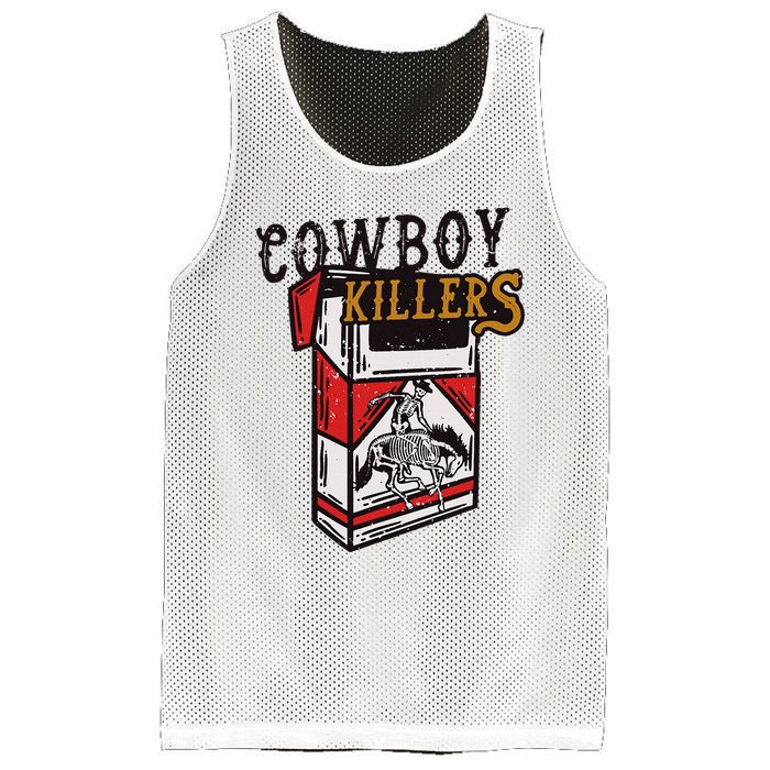 Cowboy Killers Design Mesh Reversible Basketball Jersey Tank