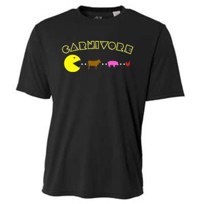 Carnivore Keto Diet Meat Eater Cooling Performance Crew T-Shirt