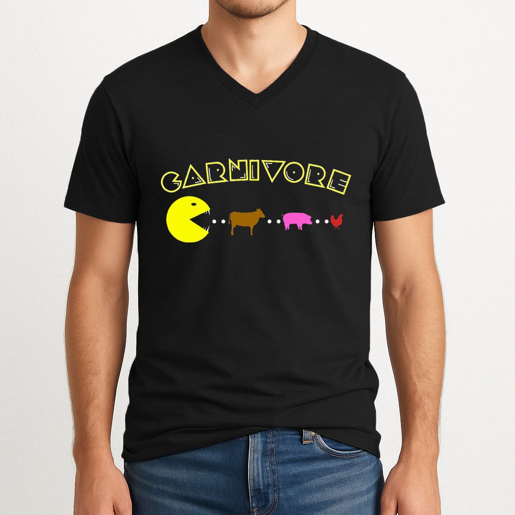 Carnivore Keto Diet Meat Eater V-Neck T-Shirt