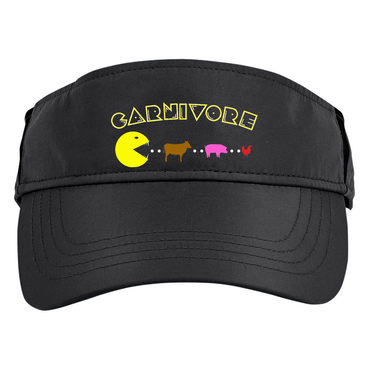 Carnivore Keto Diet Meat Eater Adult Drive Performance Visor