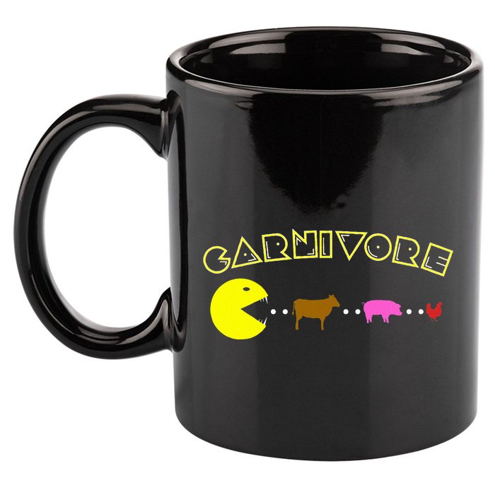 Carnivore Keto Diet Meat Eater 11oz C Handle Ceramic Mug
