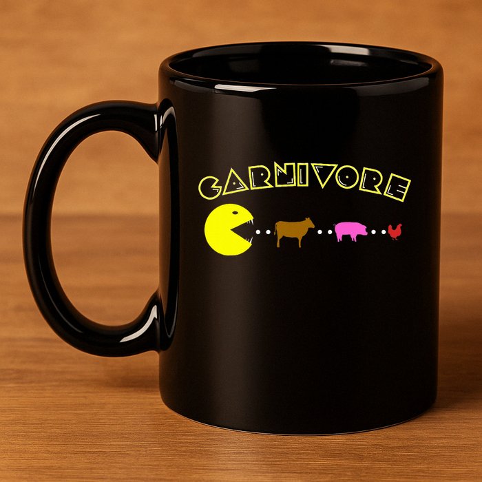 Carnivore Keto Diet Meat Eater 11oz C Handle Ceramic Mug