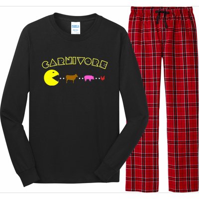 Carnivore Keto Diet Meat Eater Long Sleeve Pajama Set