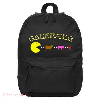Carnivore Keto Diet Meat Eater 16 in Basic Backpack