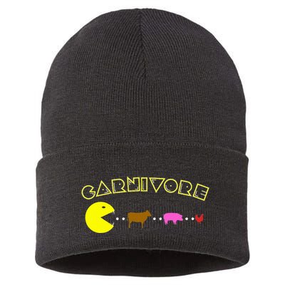 Carnivore Keto Diet Meat Eater Sustainable Knit Beanie