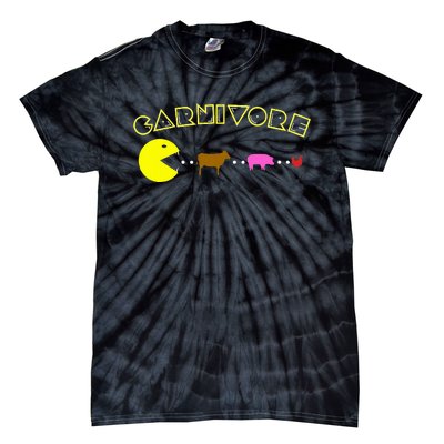 Carnivore Keto Diet Meat Eater Tie-Dye T-Shirt