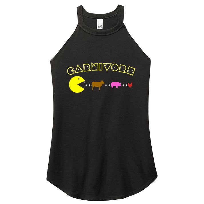 Carnivore Keto Diet Meat Eater Women's Perfect Tri Rocker Tank