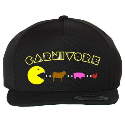Carnivore Keto Diet Meat Eater Wool Snapback Cap
