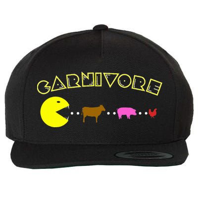 Carnivore Keto Diet Meat Eater Wool Snapback Cap