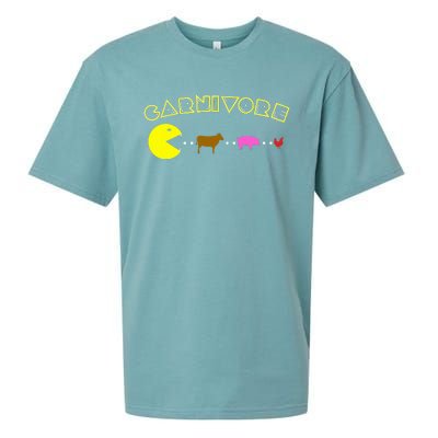 Carnivore Keto Diet Meat Eater Sueded Cloud Jersey T-Shirt