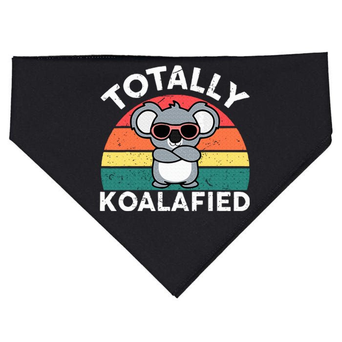 Cute Koalafied Dad Koala USA-Made Doggie Bandana