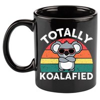 Cute Koalafied Dad Koala 11oz C Handle Ceramic Mug