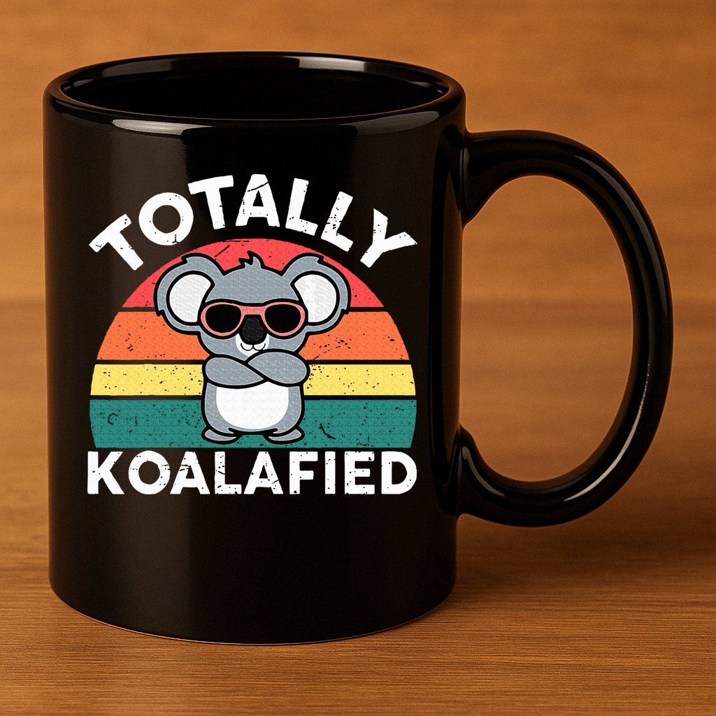 Cute Koalafied Dad Koala 11oz C Handle Ceramic Mug