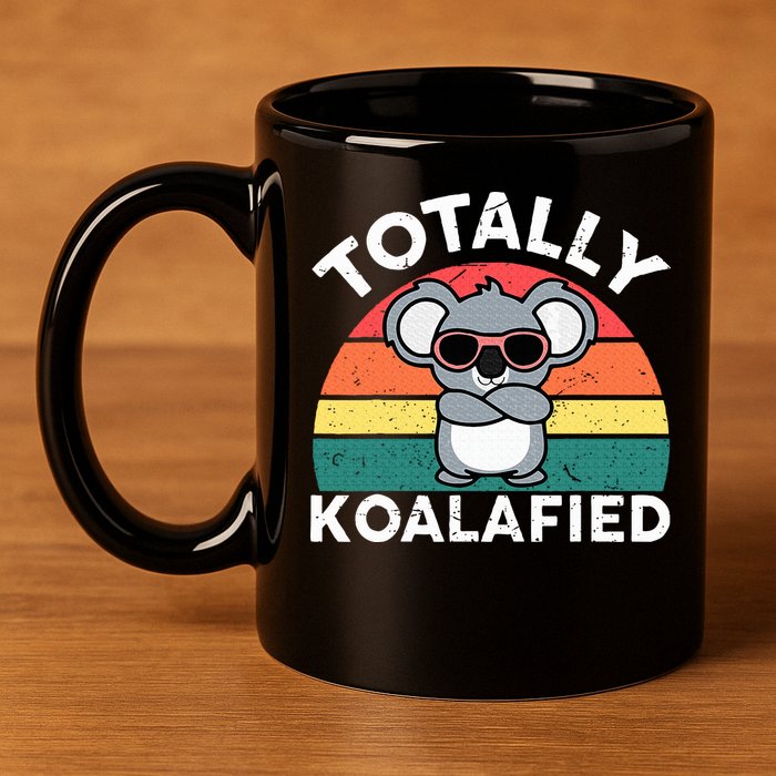 Cute Koalafied Dad Koala 11oz C Handle Ceramic Mug