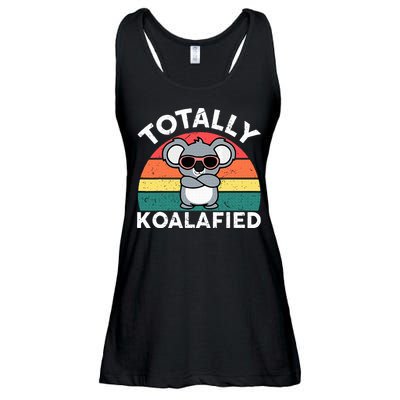 Cute Koalafied Dad Koala Ladies Essential Flowy Tank
