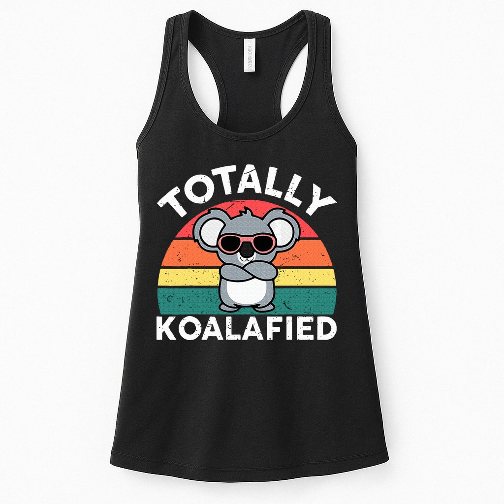 Cute Koalafied Dad Koala Womens Tank Top