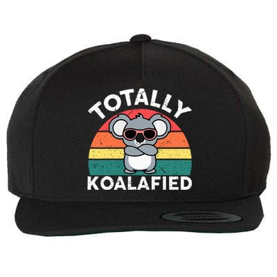 Cute Koalafied Dad Koala Wool Snapback Cap