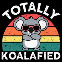Cute Koalafied Dad Koala Zip Tote Bag