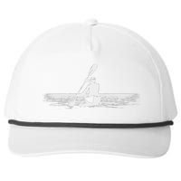 Cool Kayak Design Kayaker Kayak Boat Kayaking Snapback Five-Panel Rope Hat