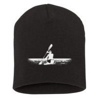 Cool Kayak Design Kayaker Kayak Boat Kayaking Short Acrylic Beanie