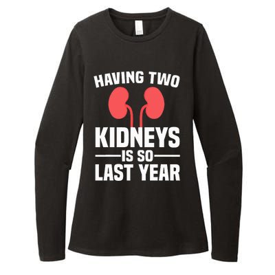 Cute Kidney Donor Art Kidney Transplant Survivor Womens CVC Long Sleeve Shirt