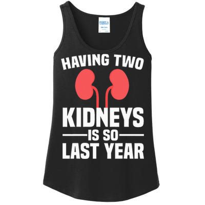 Cute Kidney Donor Art Kidney Transplant Survivor Ladies Essential Tank