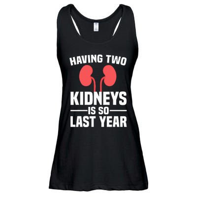 Cute Kidney Donor Art Kidney Transplant Survivor Ladies Essential Flowy Tank