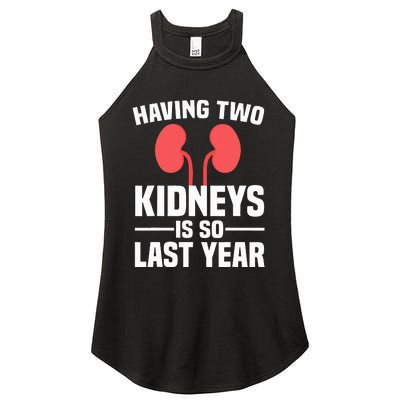 Cute Kidney Donor Art Kidney Transplant Survivor Women's Perfect Tri Rocker Tank