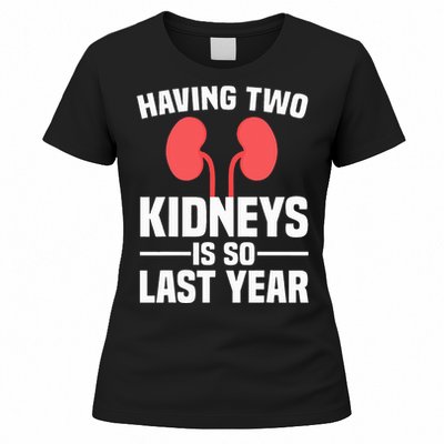 Cute Kidney Donor Art Kidney Transplant Survivor Women's T-Shirt