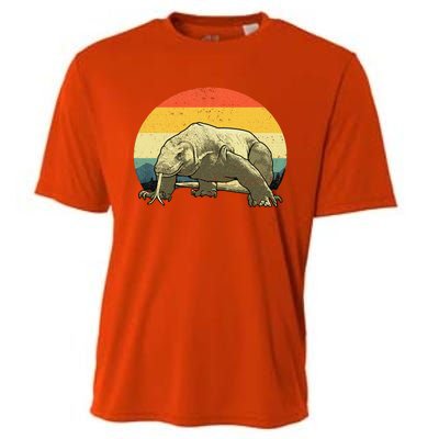 Cute Komodo Dragon Vintage Komodo Dragon Cooling Performance Crew T-Shirt