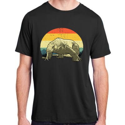 Cute Komodo Dragon Vintage Komodo Dragon Adult ChromaSoft Performance T-Shirt