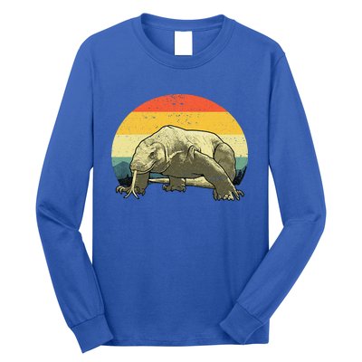 Cute Komodo Dragon Vintage Komodo Dragon Long Sleeve Shirt