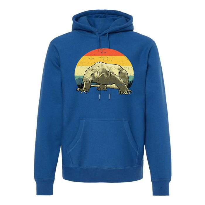 Cute Komodo Dragon Vintage Komodo Dragon Premium Hoodie