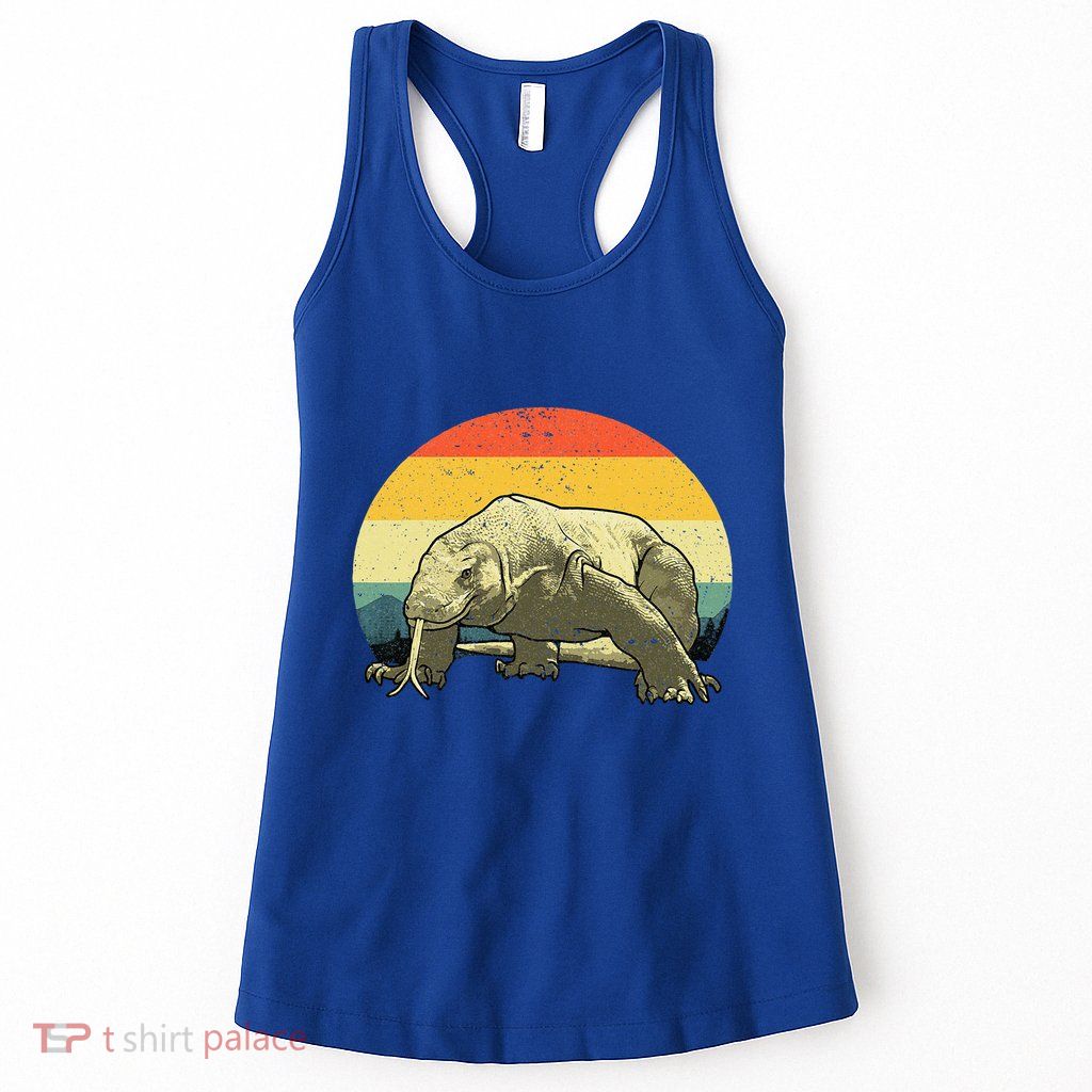 Cute Komodo Dragon Vintage Komodo Dragon Womens Tank Top