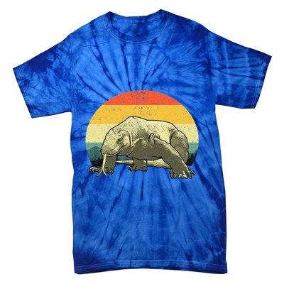 Cute Komodo Dragon Vintage Komodo Dragon Tie-Dye T-Shirt