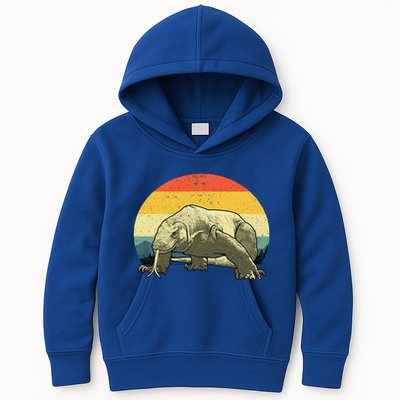 Cute Komodo Dragon Vintage Komodo Dragon Kids Hoodie