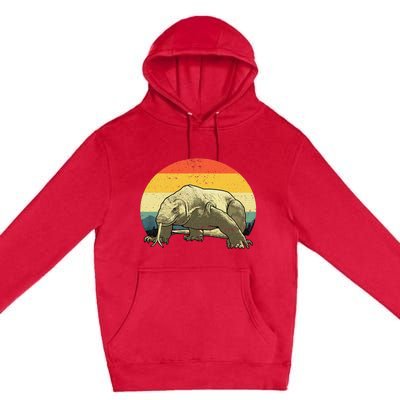 Cute Komodo Dragon Vintage Komodo Dragon Premium Pullover Hoodie