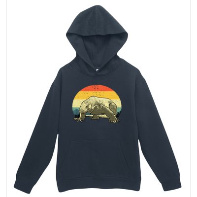 Cute Komodo Dragon Vintage Komodo Dragon Urban Pullover Hoodie