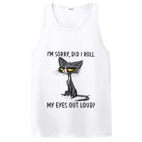 Cat Kitten Did I Roll My Eyes Out Loud Funny Sarcastic PosiCharge Competitor Tank