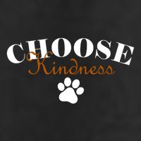 Choose Kindness Dog Paw Print 7 Panel Mesh Trucker Snapback Hat