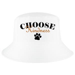 Choose Kindness Dog Paw Print Cool Comfort Performance Bucket Hat