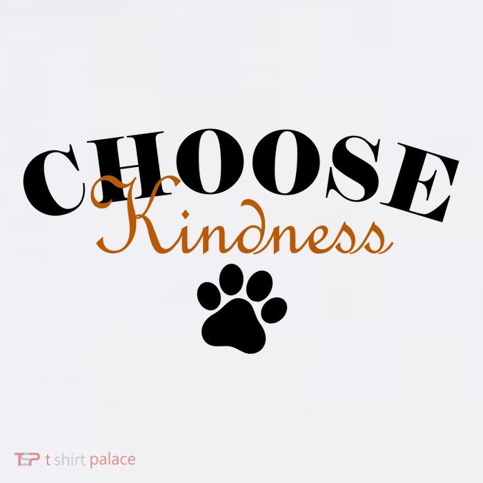 Choose Kindness Dog Paw Print Full-Length Apron With Pockets