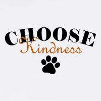 Choose Kindness Dog Paw Print Premium T-Shirt