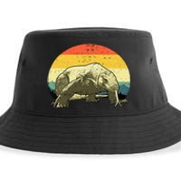 Cute Komodo Dragon Vintage Komodo Dragon Sustainable Bucket Hat