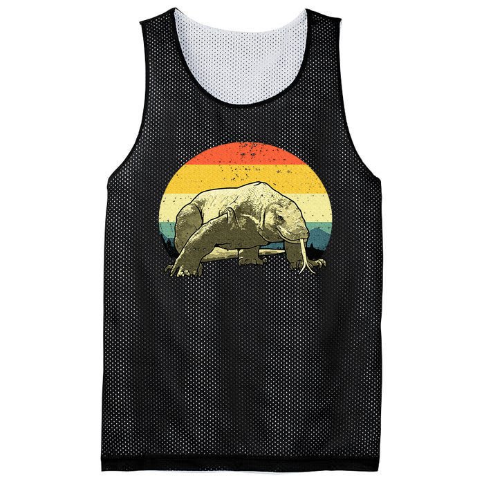 Cute Komodo Dragon Vintage Komodo Dragon Mesh Reversible Basketball Jersey Tank