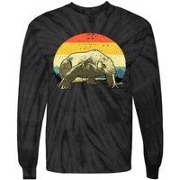 Cute Komodo Dragon Vintage Komodo Dragon Tie-Dye Long Sleeve Shirt