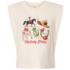 Cute Kentucky Derby Good Luck Garment-Dyed Women's Muscle Tee